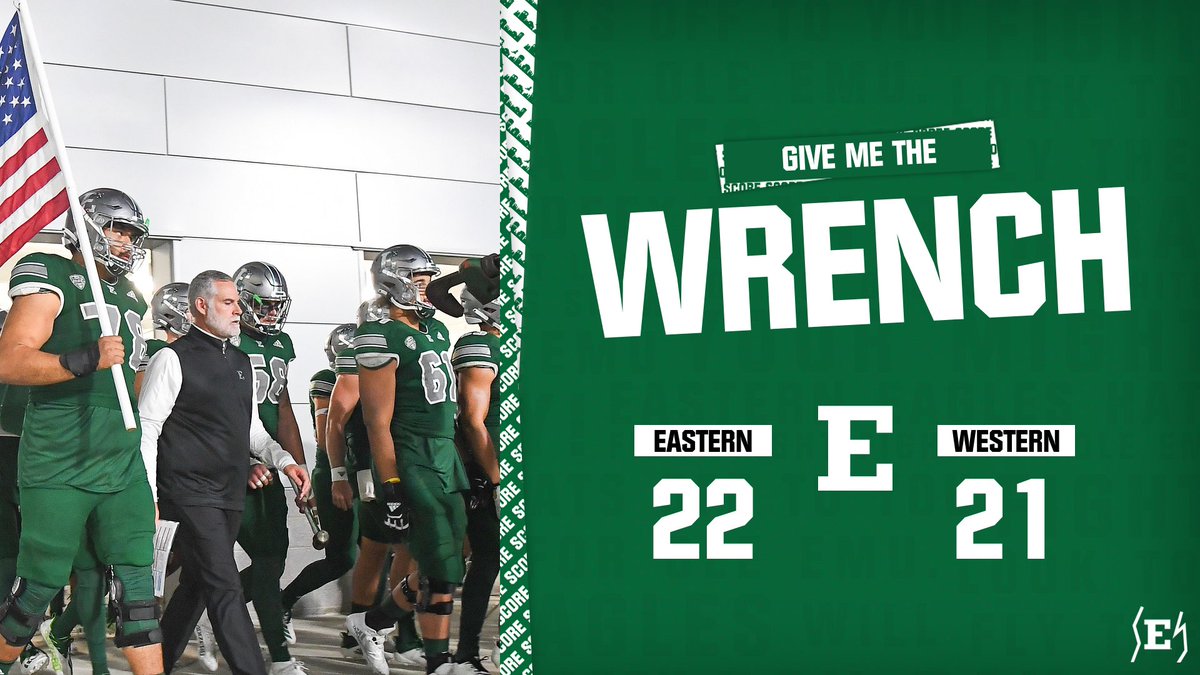 EMUFB's tweet photo. Now THAT was different🛠️😤

𝗚𝗜𝗩𝗘. 𝗠𝗘. 𝗧𝗛𝗘. 𝗪𝗥𝗘𝗡𝗖𝗛.

#EMUEagles | #ETOUGH | #BeDifferent https://t.co/DeKAiB7Deg