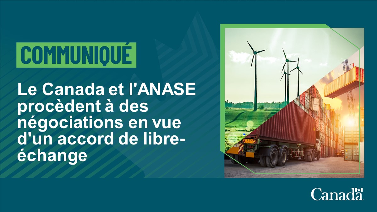 CommerceCanada's tweet photo. Aujourd'hui, le Canada et les 10 pays de l'ANASE ont procédé des négociations en vue d'un accord de libre-échange entre le #Canada et l'#ANASE. Une étape historique!
Lire la suite: https://t.co/yjVG4pBOGZ
#DiversificationDuCommerce
#CommerceInternational https://t.co/USrg7yr5yh