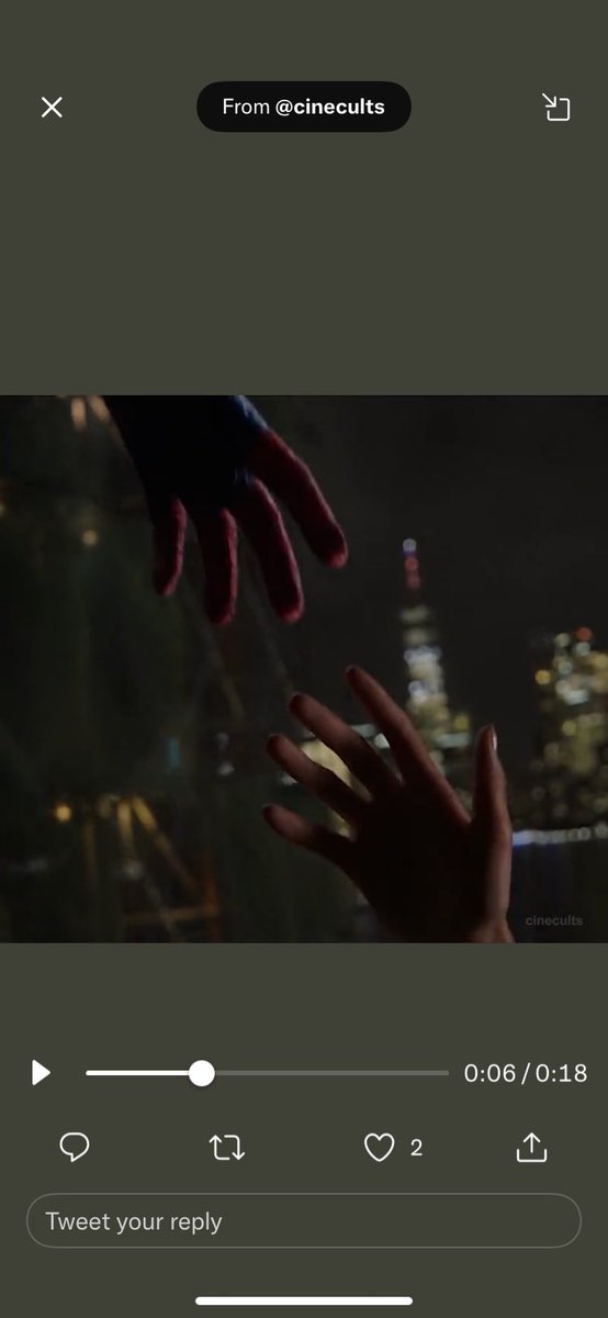 SuperTom101's tweet photo. Anyone notice how he changed suits to save MJ? Or is it an editing mistake https://t.co/6O1fhPcrQs