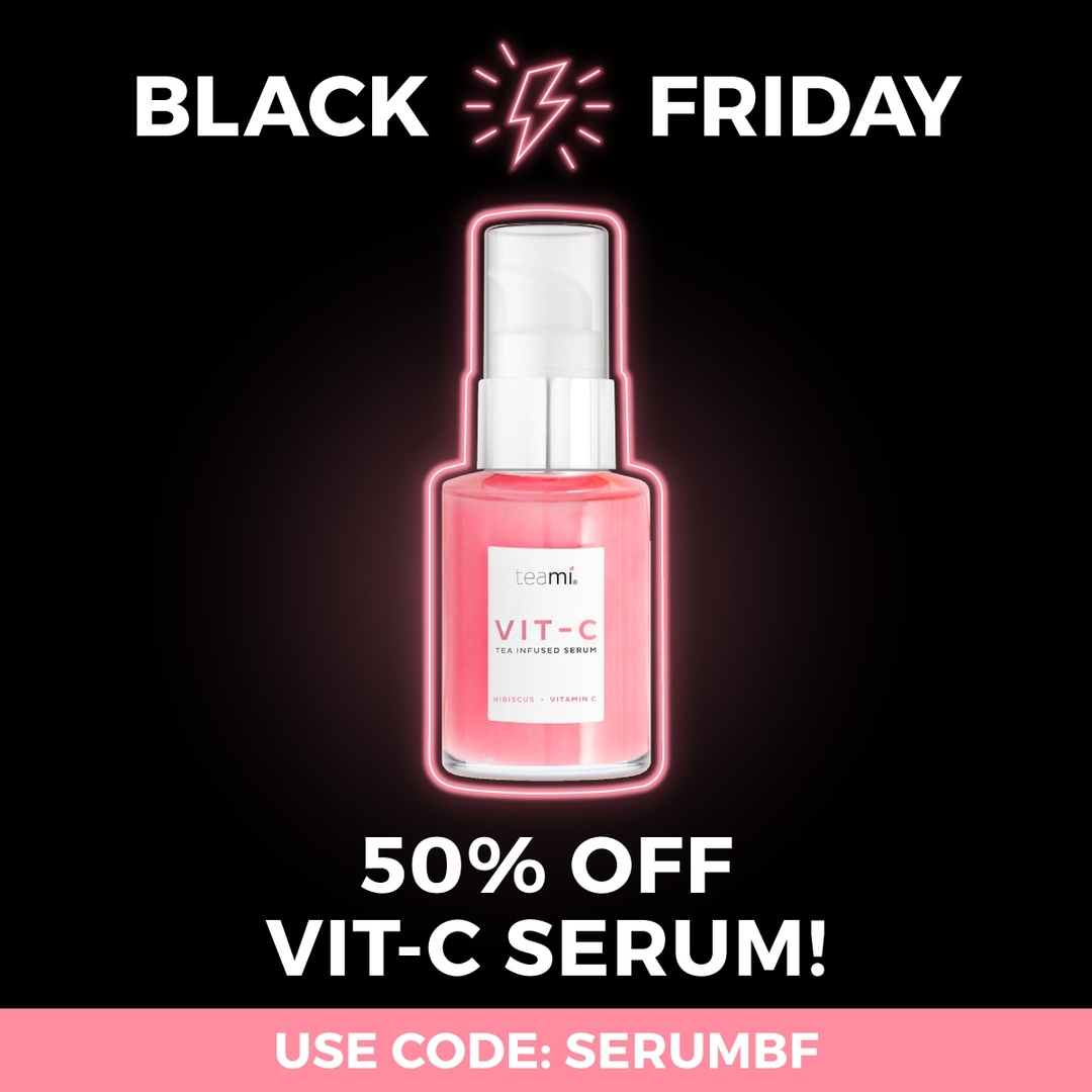 🖤24 HOURS ONLY🖤 Get 50% OFF our best selling vitamin c serum! The perfect gift🎁 for the Holidays (even if it's for yourself 😉)! teamiblends.com/products/vit-c…