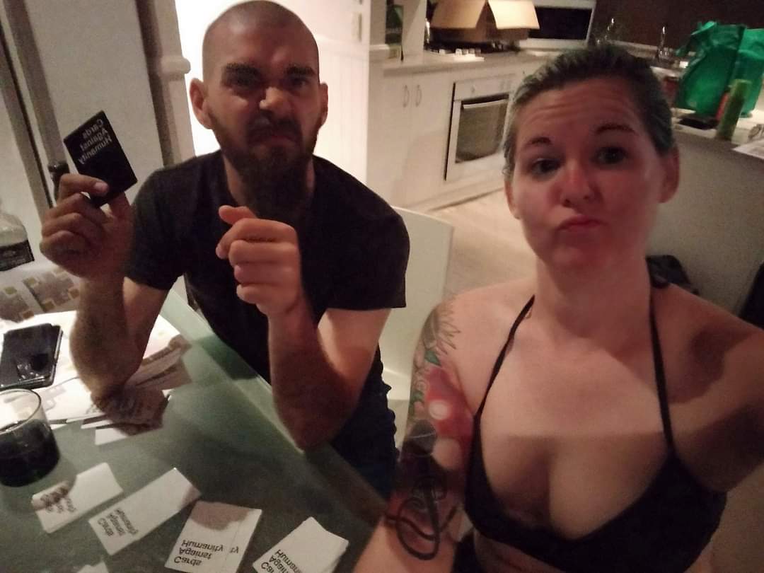 EzziGoat's tweet photo. #cardsagainsthumanity #kindadrunk #GoatBoatWeekend2019 https://t.co/tTTc67bxhK