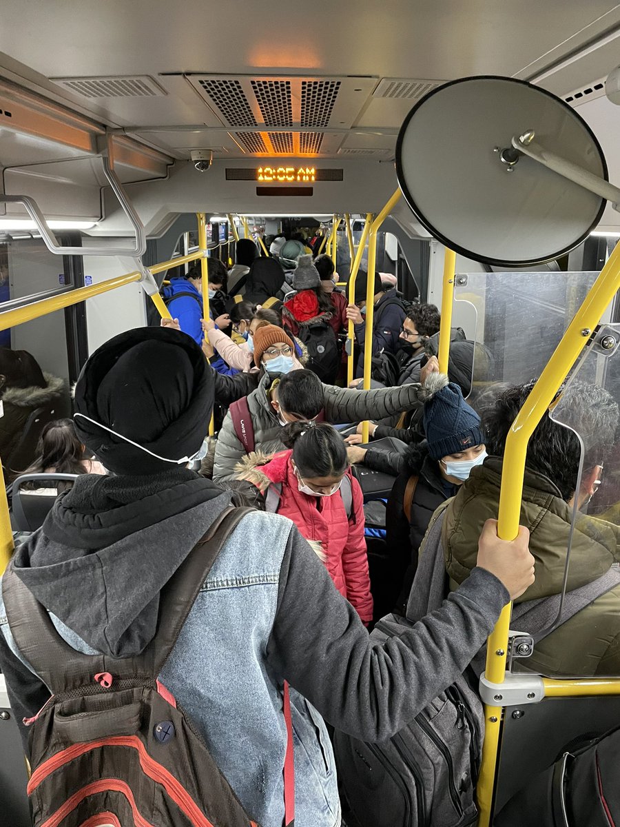 bhavy_703's tweet photo. @MiWayHelps Hi there, I had uploaded a photo last Friday regarding Transit. I’m updating another from today. 66N at McLaughlin &amp; Derry Rd at 12:06 AM. Even though a long snake bus was scheduled, it’s still not enough yet. Few people still left over for next bus (30 min) bus #1783 https://t.co/hU8sobtcZ8
