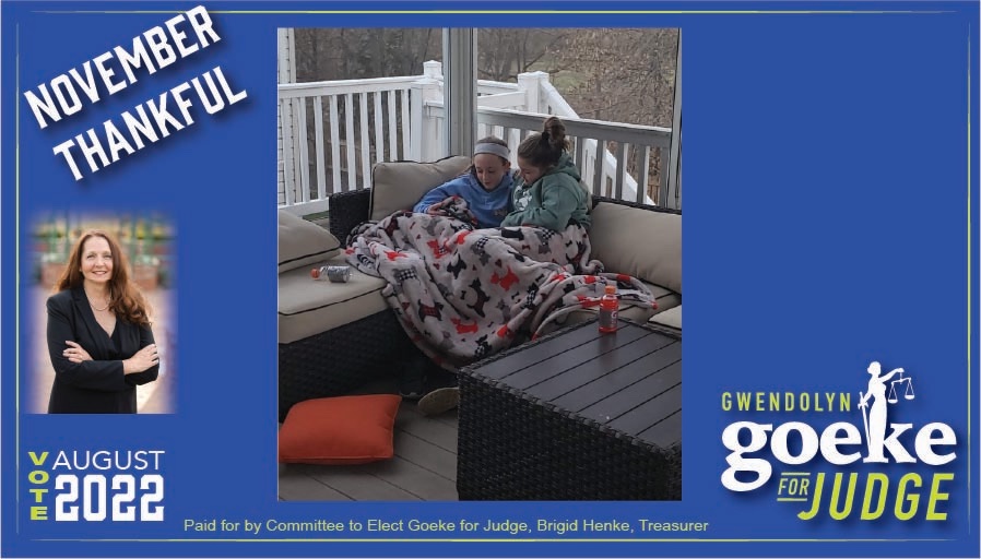 GoekeForJudge's tweet photo. I am grateful for my screened in porch, where we can enjoy a beautiful fall day without being harassed by bugs! https://t.co/bkpope3MJu