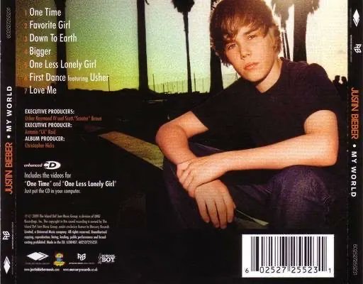 PopCrave's tweet photo. 12 years ago today, @JustinBieber dropped his debut EP, ‘My World.’

It peaked at #5 on the Billboard 200 and was later certified 3x Platinum by the @RIAA. The EP spawned the singles “One Time” &amp; “One Less Lonely Girl,” and marked the beginning of Bieber’s record-breaking career. https://t.co/9QtlaoLmlj