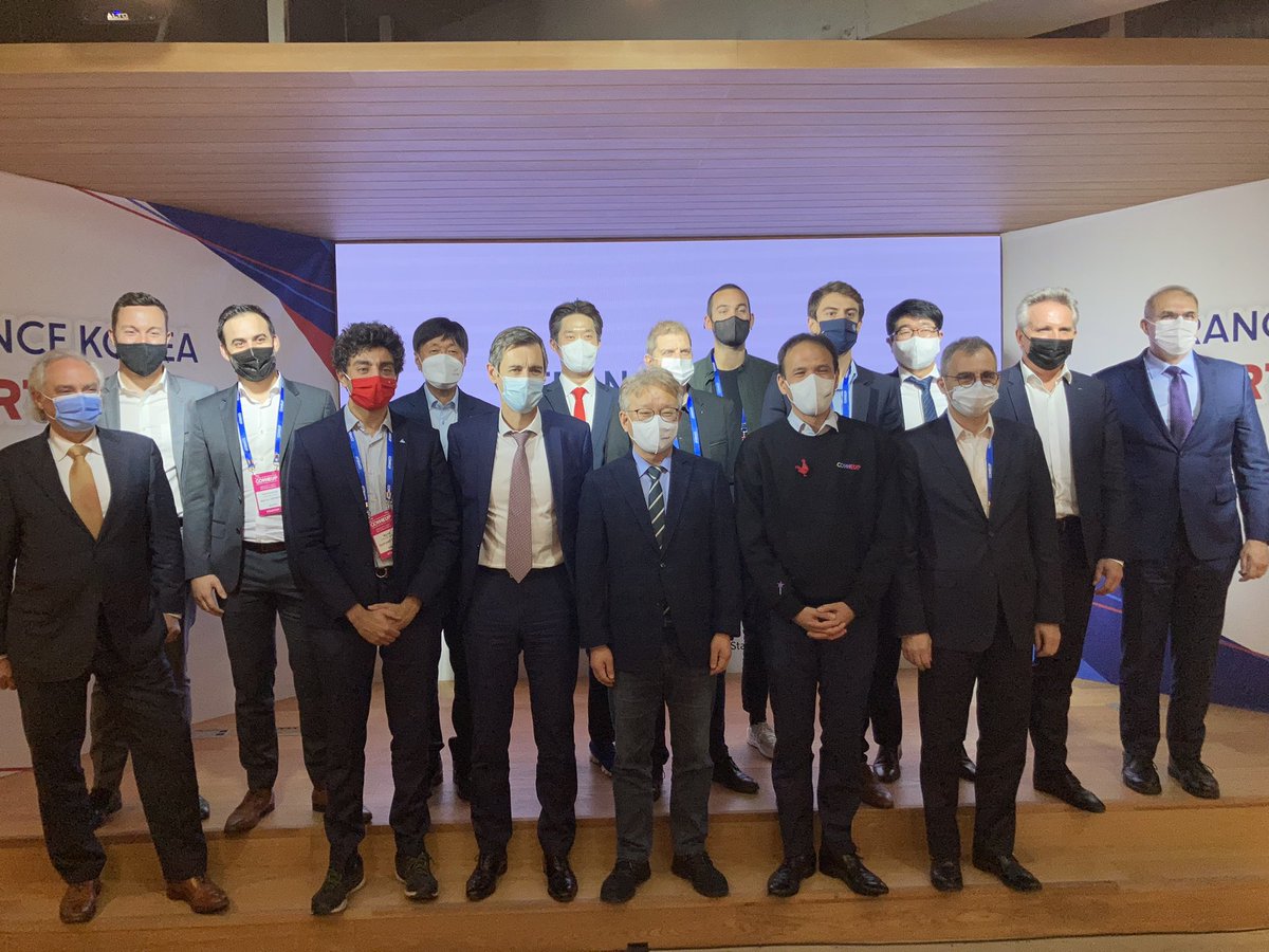 Avec mon homologue 🇰🇷 Kwon Chil-seung, nous lançons la 1ère édition du « France - Korea start-ups Day ». Une journée pour renforcer la coopération entre la #FrenchTech et la Tech coréenne.

<a href="/bizinfo1357/">중소벤처기업부</a> <a href="/FranceenCoree/">La France en Corée</a> @BF_Coree <a href="/FrenchTechSeoul/">La French Tech Seoul</a> <a href="/FKCCI_info/">FKCCI</a>