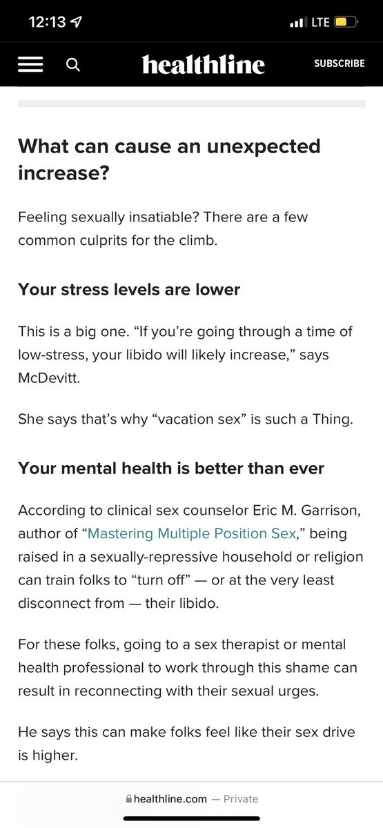 exploitzme's tweet image. so just looked up why am i so horny on google and shit. 

it’s gone tell me you have good mental health and low stress sure don’t feel like it