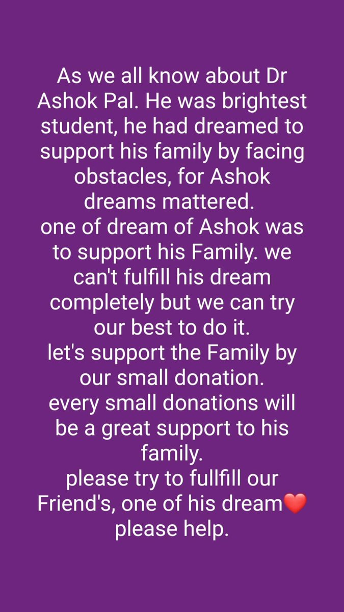 fluticasone_'s tweet photo. Please donate for the cause 🙏 
#JusticeForAshokPal
#justiceforashokpal 
#justicefordrashokpal https://t.co/aYcNL5nZpI