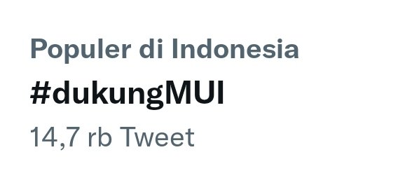 sutanmangara's tweet photo. Bagi Yang Dukung MUI silahkan RT
#dukungMUI https://t.co/2LbzNf7MA8