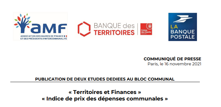 La Direction des études de <a href="/LaBanquePostale/">La Banque Postale</a>, en partenariat avec <a href="/l_amf/">AMF | Association des maires de France</a> et la <a href="/BanqueDesTerr/">Banque des Territoires</a>, publie 2 études dédiées au bloc communal, reprenant les ratios financiers des communes et mesurant l’inflation supportée par les communes. 🔎  
👉 bit.ly/3CoMYlO
