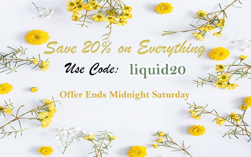 SimplyeliquidU's tweet photo. Who wants 20% off everything until Midnight Saturday?
Use code: liquid20
It's almost the weekend folks! 😊
#simplyeliquid #savings #offers #discountcode
#couponcode #vapefam #vapesquad #vape #ukvaper https://t.co/U71yLu1Y50