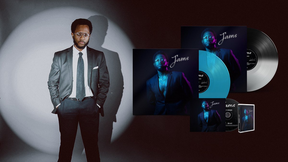 ‘Jams', the debut album by <a href="/jaydiggsmusic/">Jay Diggs</a>
Available on:
-Spearmint Blue Vinyl
-Black/White Half &amp; Half Vinyl
-Two Cassette Variants
-Deluxe Digipack CD

Featuring collabs with @JJmist_music <a href="/SunglassesKid/">Sunglasses Kid</a> , <a href="/KikiKyte/">Kiki Kyte</a> &amp; <a href="/Zyodara/">Eli ibn Rashid</a> 

timeslaves.bandcamp.com/album/jams