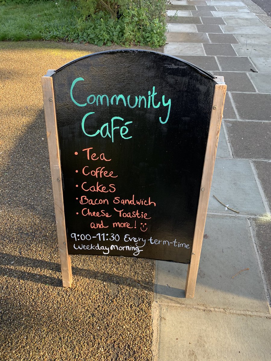 We are loving having our weekday morning cafe back on after such a long time. Come and check us out. Delivered by daily teams of local volunteers;we look forward to welcoming you❤️