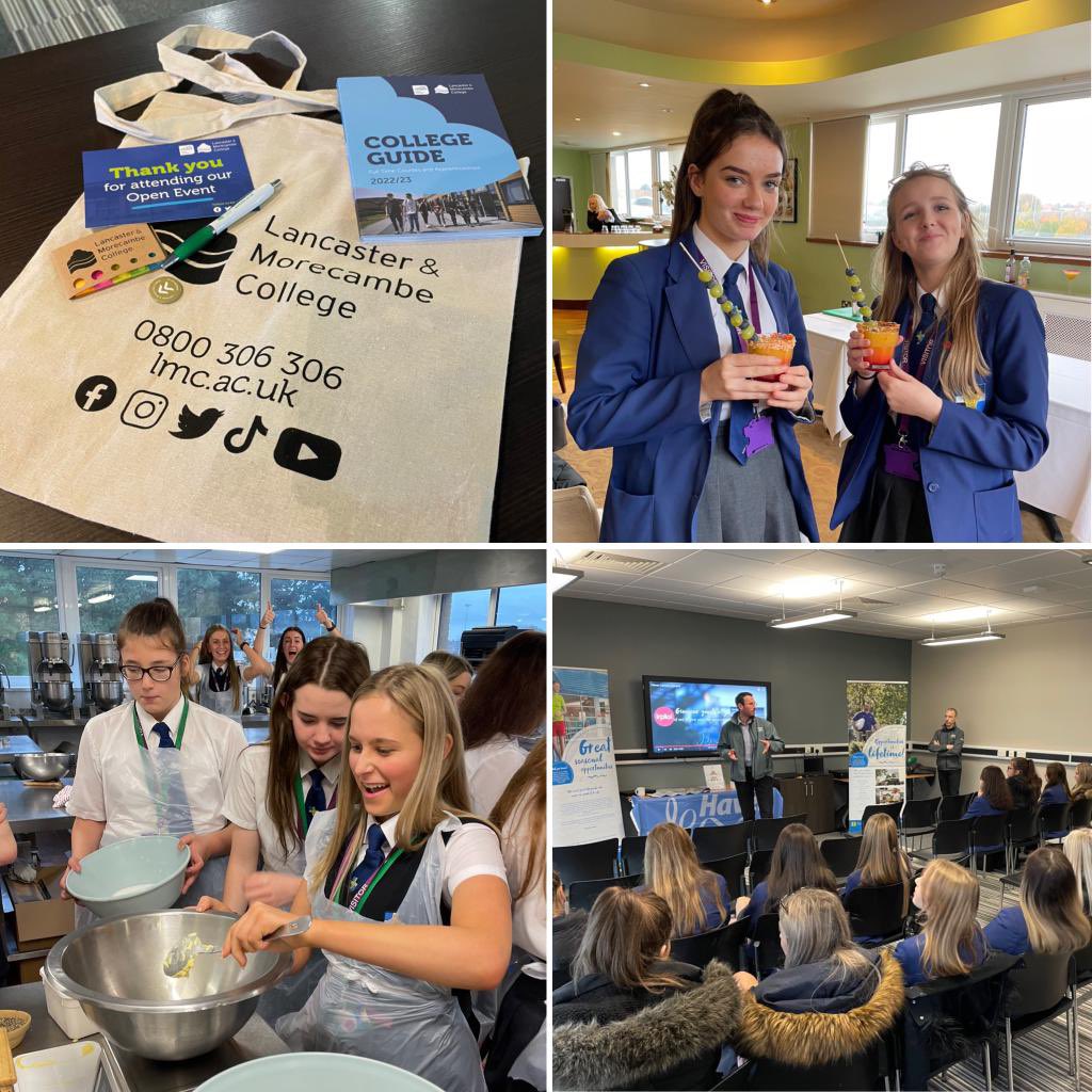 RipleyCareers's tweet photo. Year 11 attending and enjoying the Hospitality &amp; Catering employer careers event at LMC. Employer talks and practical workshops #lmc #haven #devonshiregroup #marketinglancashire #mocktailmaking #shortbread #careers #yourfuture @ripleystthomas https://t.co/shqRJYqhht
