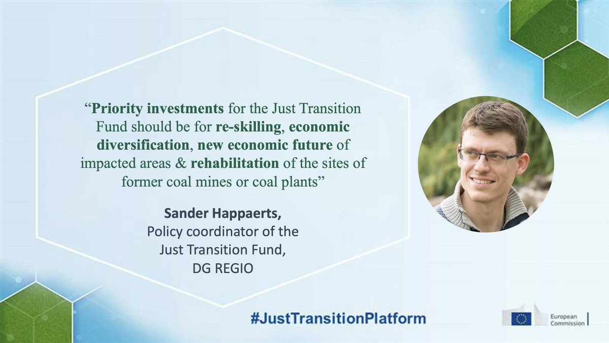Xevgenos's tweet photo. @ClientEarth @EU_Commission @EUinmyRegion @SanderHappaerts A very interesting session with representatives from @EUinmyRegion &amp; @EU_Competition

@SanderHappaerts provided 🔑 insights for the activities eligible under #JustTransitionFund, 
very important for the re-skilling &amp; diversification of the target area of our @LifeBrine project https://t.co/sfTkqvH2BV