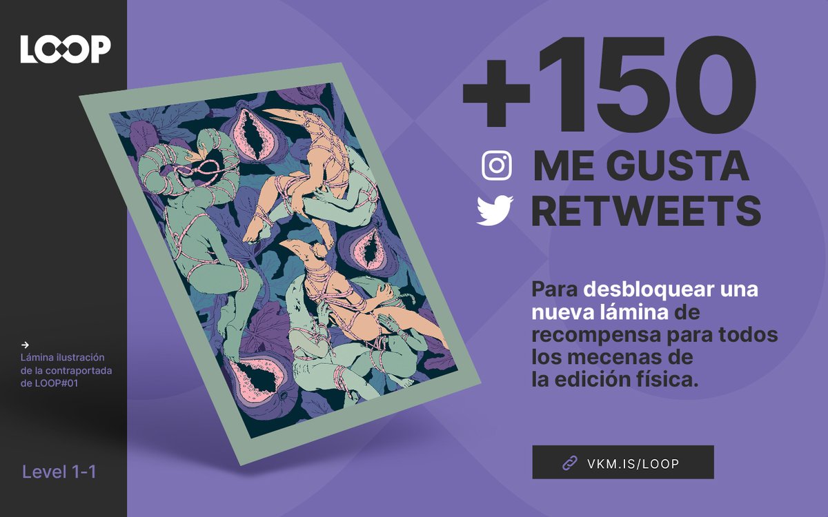 loop_gr's tweet photo. 𝗕𝗢𝗡𝗨𝗦 𝗟𝗢𝗢𝗣 - 𝗟𝗘𝗩𝗘𝗟 𝟭-𝟭

Tenemos nueva lámina para todos nuestros mecenas. Pero necesitamos vuestra ayuda para desbloquearla.

Prepara los pulgares.

Coge el móvil y...

¡A compartir esta publicación!

¿Quieres más? Todo en✨✨ https://t.co/v40eMhreXb✨✨ https://t.co/Cqm9R59SiH
