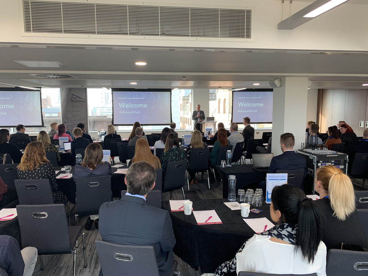 adrian_mobysoft's tweet photo. Great to see so many customers at @Mobysoft Conference today, lots of great content including from customers @RavenHT and @ongoUK looking forward to an interesting day! https://t.co/4gWm6acQSE