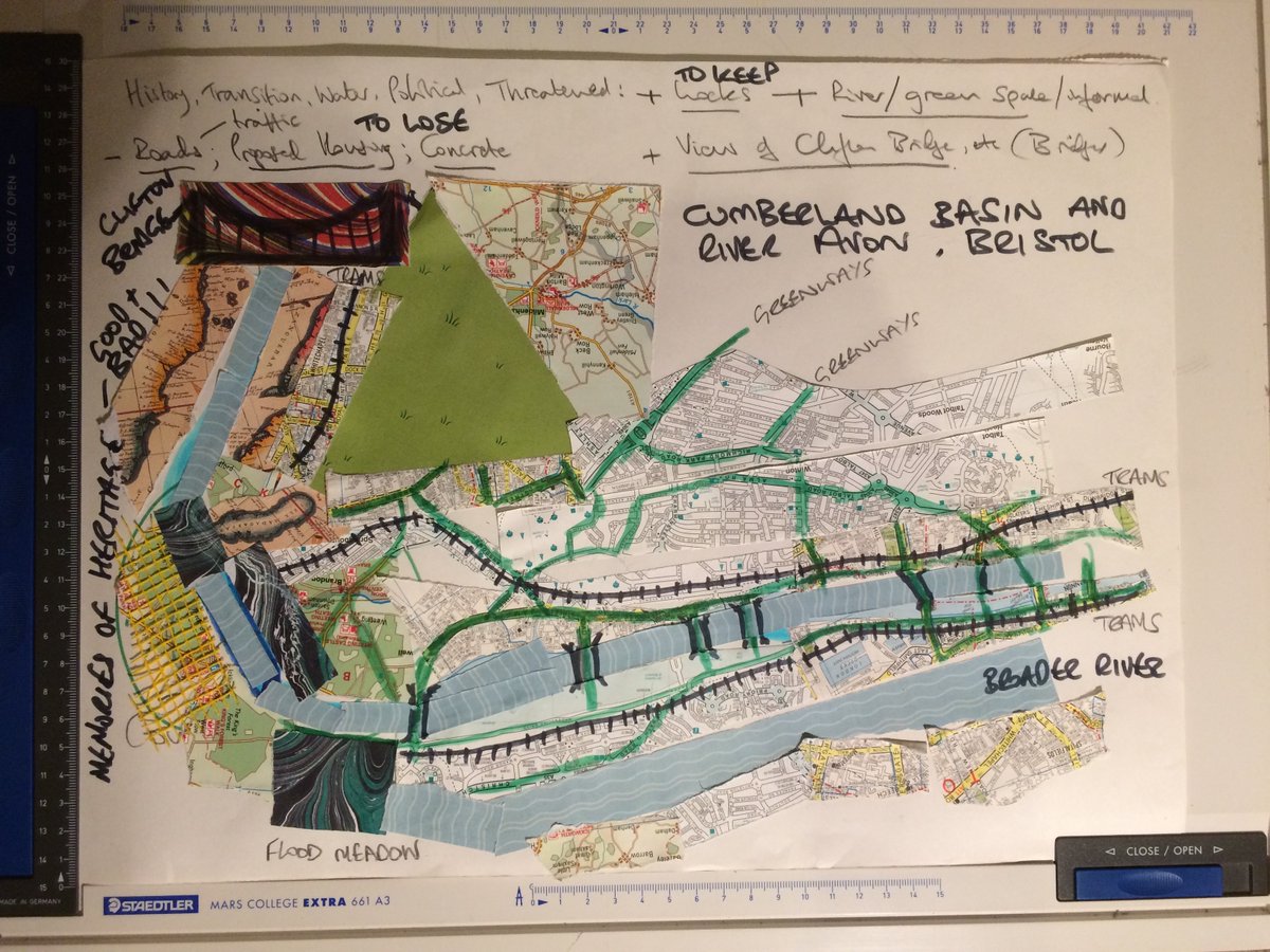 CHPPC_IHR's tweet photo. Thanks to everyone sending in their #FutureMap creations from our @BeingHumanFest workshop on Monday evening. This one, from Steph, is the #Bristol he'd like to see in 2050. Don't forget, you can still sign up for Thursday's #FutureHistory online workshop: https://t.co/hi8Slb16X4 https://t.co/8lqwM6KCAn