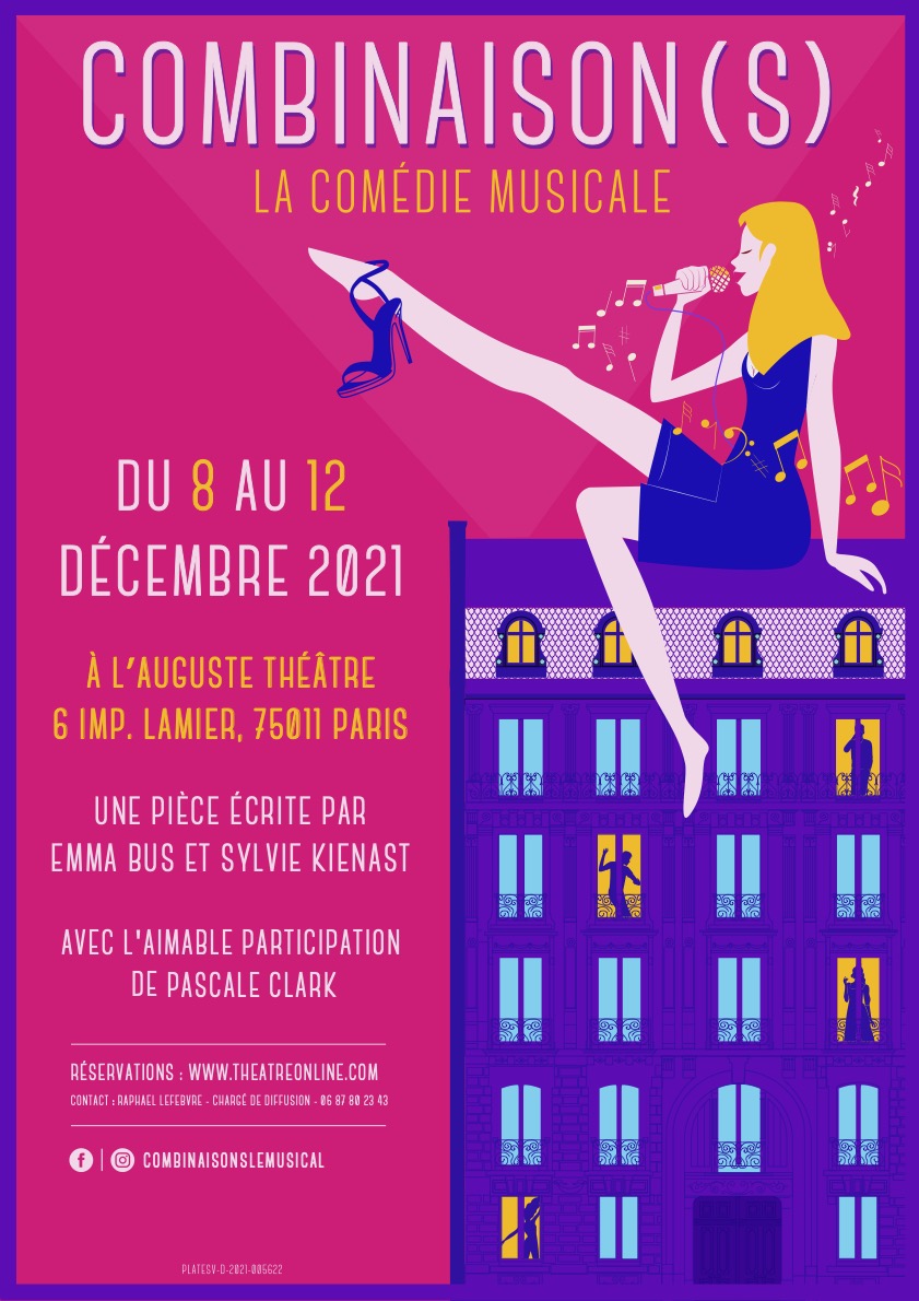 🎵 Rendez-vous du 08 au 12 décembre pour découvrir la #comédiemusicale pétillante et joyeuse écrite par Emma Bus et Sylvie Kienast ! 

🎭 Découvrez #Combinaison(s) à l' <a href="/augustetheatre/">l’Auguste Théâtre</a> !

augustetheatre.com/combinaisons