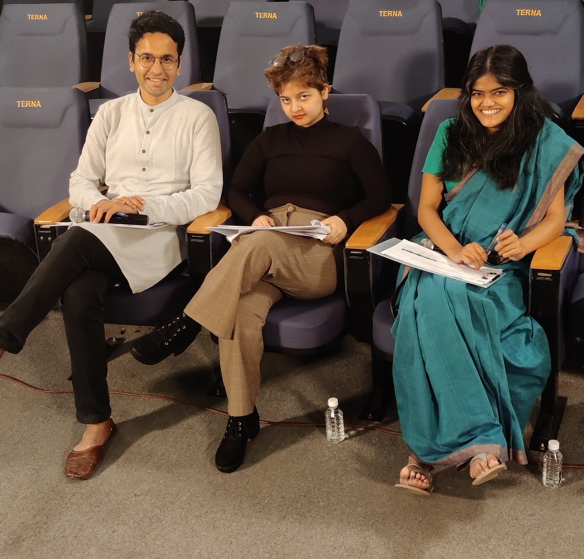 TeamIndiaWSDC's tweet photo. The Thane zone final of the Mumbai Debate Championship by @mindwarsquiz is going on, and we are here with the incredible @jahnavi_sen!  ISDS alumnus @dhruvabhat is also judging 
Lovely day all around :^) https://t.co/eAzRFM1KwK