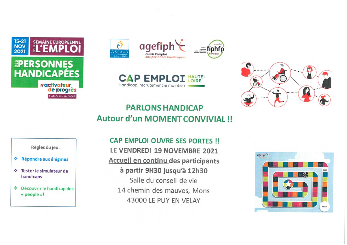 C'est ce vendredi !
#SEEPH2021 <a href="/Agefiph_/">Agefiph</a> <a href="/FIPHFP/">FIPHFP</a>