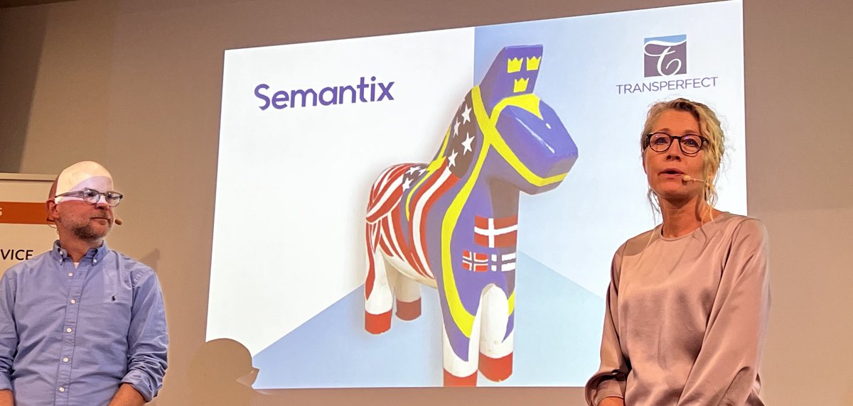 #NTIF2021 ⁦<a href="/britta_aagaard/">Britta Aagaard</a>⁩ and ⁦<a href="/johanhook/">Johan Höök</a>⁩ on the acquisition of Semantix by Transperfect