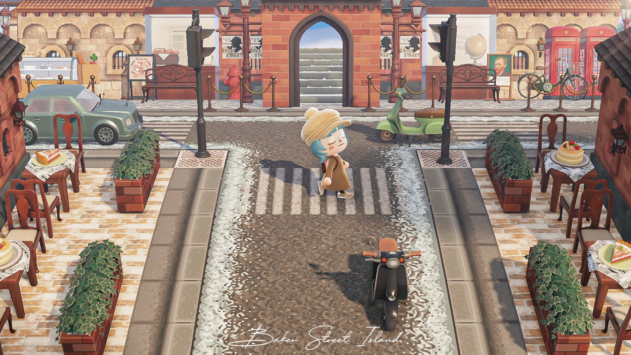 𝑚𝑖𝑖 Baker Street Island New Entrance 賑やかな街並み 飛行場前を新家具いっぱいに 大幅チェンジしました あつ森 あつまれどうぶつの森 Acnh Animalcrossing Animalcrossingnewhorizons T Co C9yt0rr44l Twitter