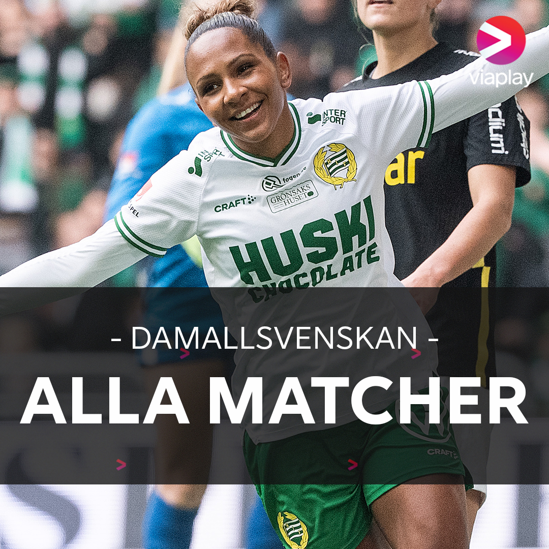 NENT GROUP SÄNDER OBOS DAMALLSVENSKAN FRÅN 2022! ⚽️🇸🇪

Storsatsningen på världens bästa damligor fortsätter genom ett femårigt avtal med Damallsvenskan.

Viaplay sänder samtliga matcher från den svenska högstaligan, samt studiosändningar och highlightsmagasin från varje omgång.