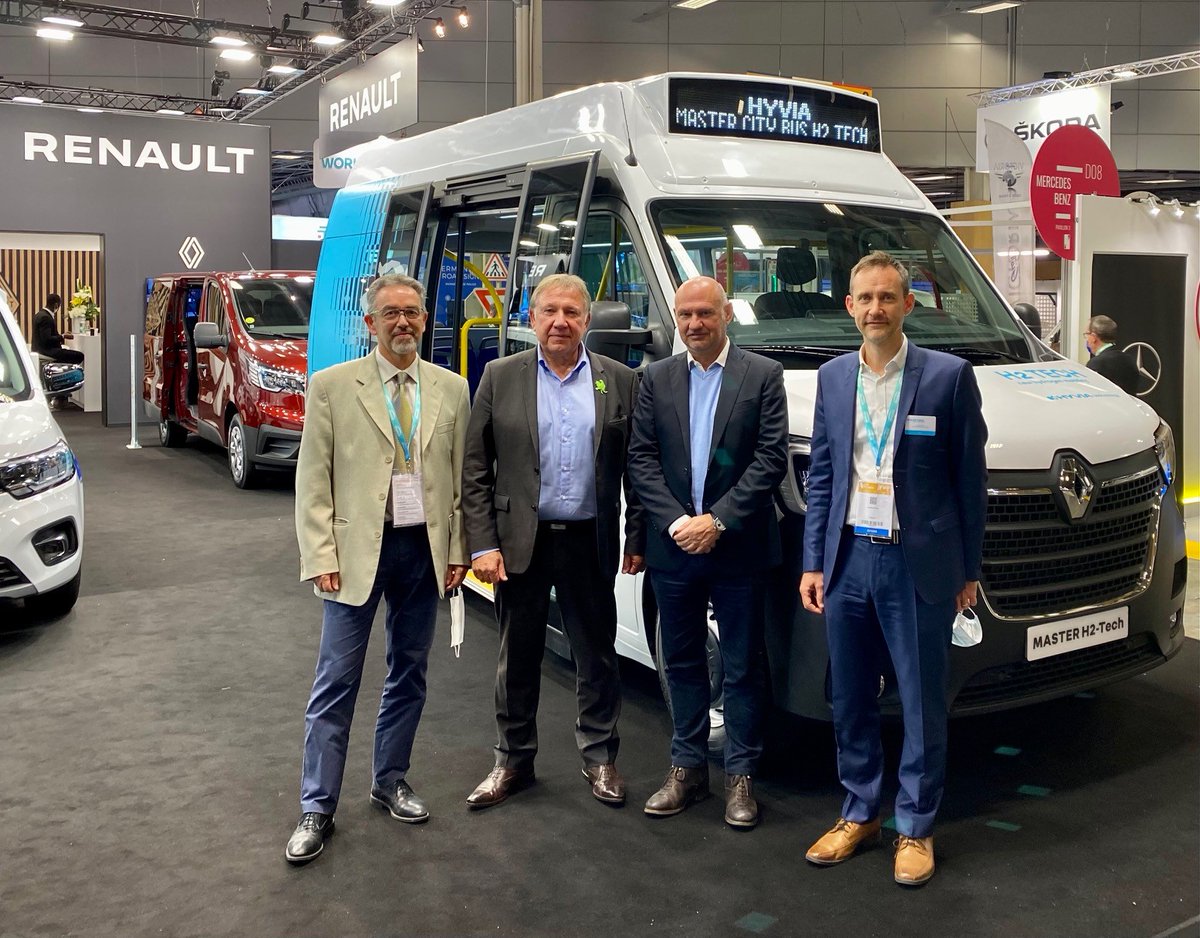 B.E. green 🍃 (@begreen_2010) on Twitter photo <a href="/begreen_2010/">B.E. green 🍃</a> étend sa flotte 100% décarbonée avec l'acquisition du premier Renault Master City Bus H2-TECH, lors du <a href="/salondesmaires/">Salon des Maires et des Collectivités</a>, en collaboration avec <a href="/HYVIA_Official/">HYVIA</a> ! <a href="/begreen_2010/">B.E. green 🍃</a> étend sa flotte 100% décarbonée avec l'acquisition du premier Renault Master City Bus H2-TECH, lors du <a href="/salondesmaires/">Salon des Maires et des Collectivités</a>, en collaboration avec <a href="/HYVIA_Official/">HYVIA</a> !