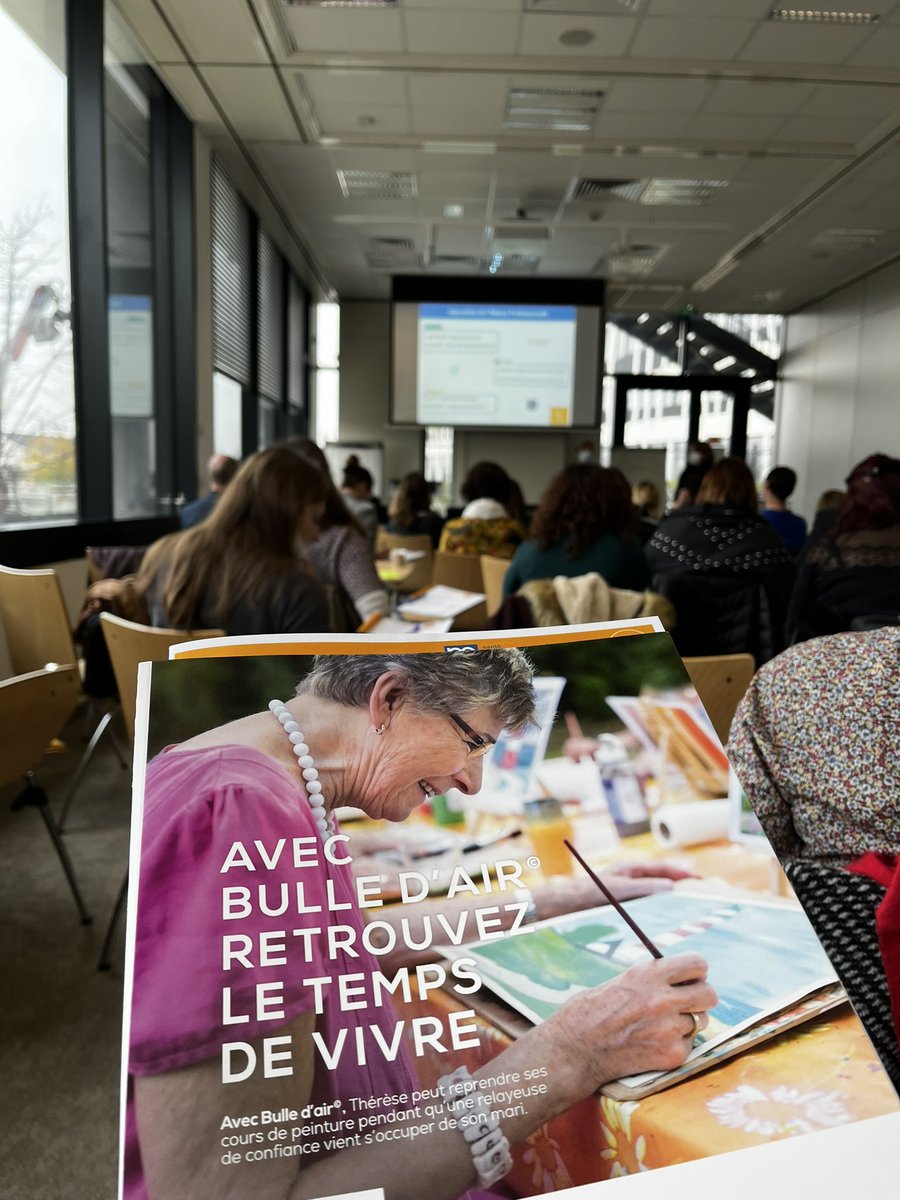 CelinePRUNIERE's tweet photo. En direct du séminaire Bulle d’air. 1,5 j pour travailler entre les collègues des 27 départements et rencontrer les partenaires   @Groupe_AGRICA #lourmel  @GroupeAudiens #irpauto #répit #bulledair #aidants @msa_actu #b2v @PROBTP_Groupe https://t.co/oHftkXf9wc