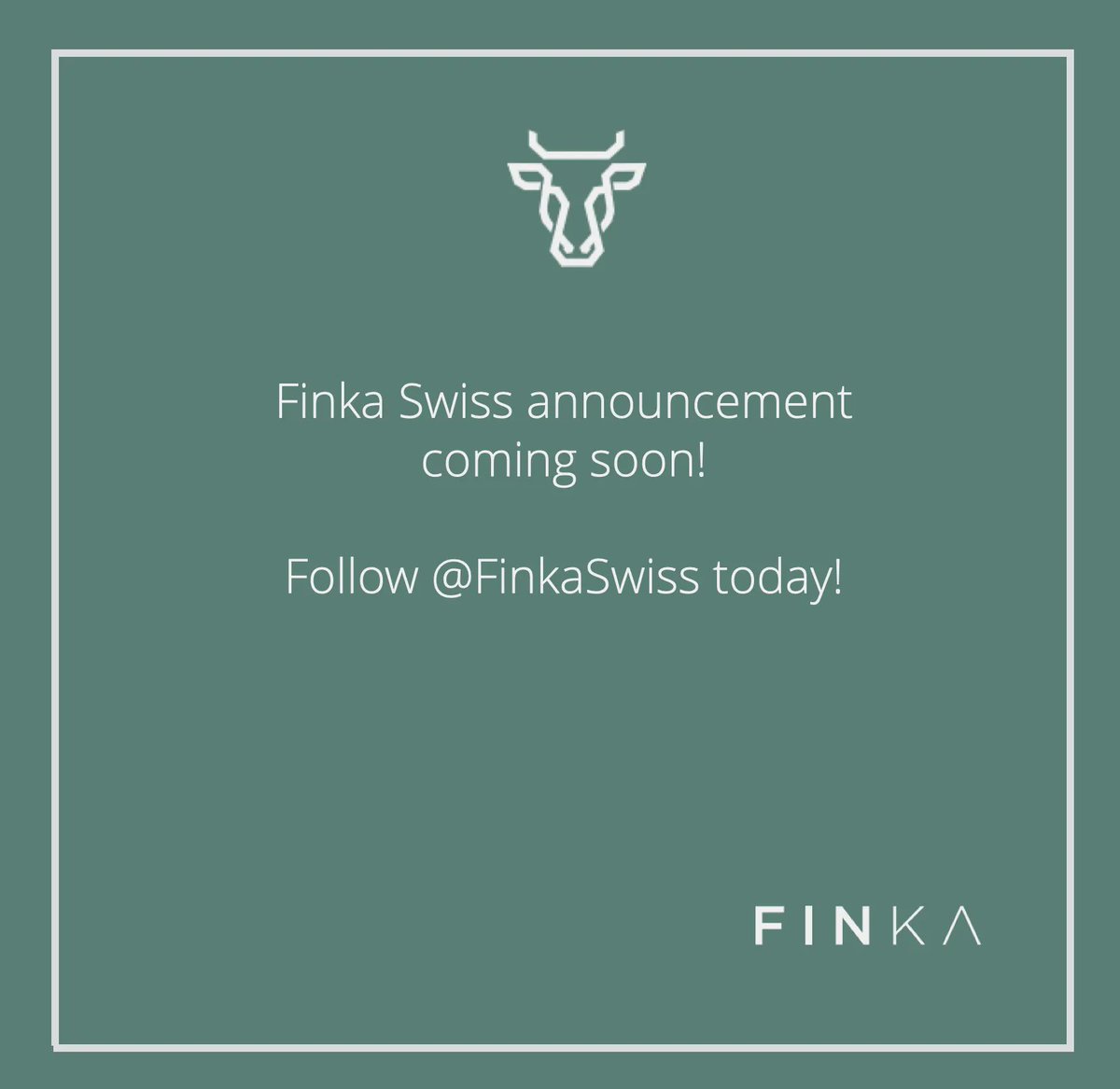Have you followed <a href="/FinkaSwiss/">Finka</a>? Finka Swiss developed the Finka Token in a series of revenue share tokens which converge the real world with blockchain technology. Finka Swiss has a big announcement coming soon, follow us to find out what it is! 

Follow us today - <a href="/FinkaSwiss/">Finka</a>