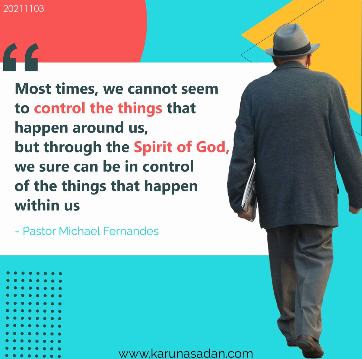 PastorMichaelF's tweet photo. #seems #control #things #aroundus #spiritofgod #withinus #submissive #wordofGod #verseoftheday #Bibleverse #walking #submission #christianquoute #biblequotes #godisgood #inspiration #dailybibleverse #biblethoughts #biblejournaling #karunasadanministries #pastormichaelfernandes https://t.co/ihvEIODx8A