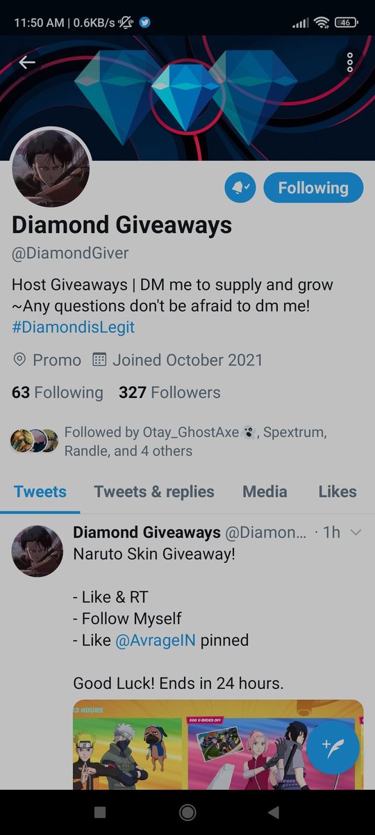 StormBlazer5's tweet photo. @DiamondGiver @AvrageIN Done https://t.co/EVsHK82wiq