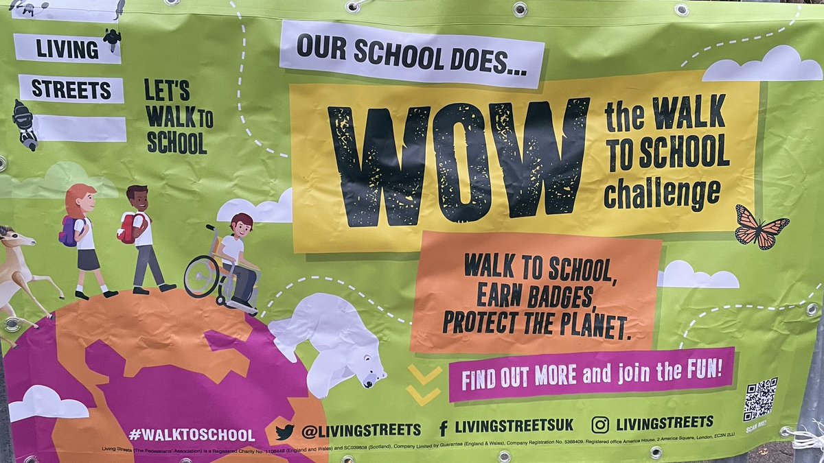 It’s Wednesday, that means it’s Walk on Wednesday. Walking to school just once a week, helps your fitness, mental health and protects the environment. Let’s get our walking shoes on. #wow #walkonwedensday #protectingtheplanet