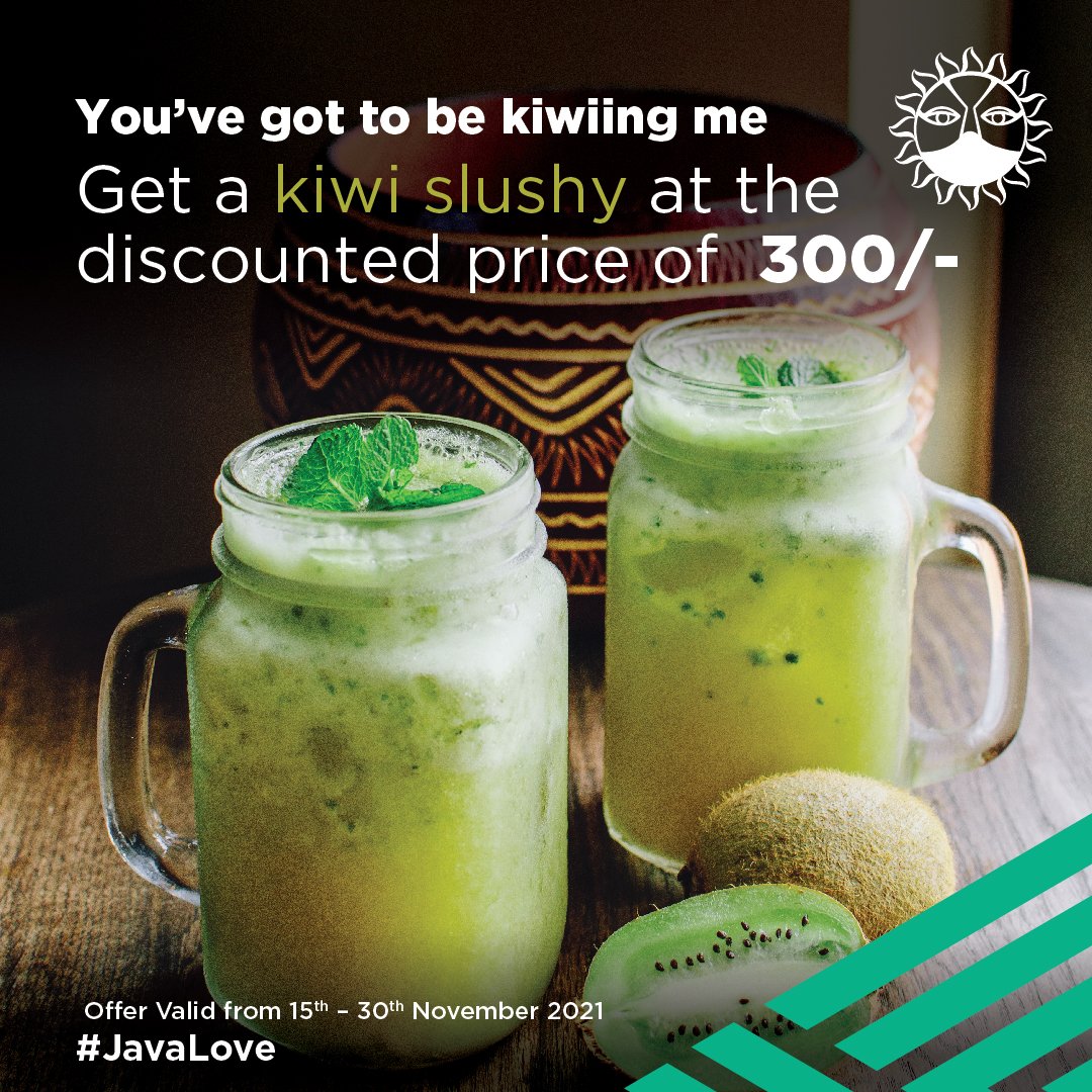 javahouseafrica's tweet image. Here's your chance to indulge in this flavorful Kiwi 🥝 slushy at the discounted price of Ksh. 300. Have you had yours yet?
Offer valid until 30th November.
#JavaLove #JavaSlushies
