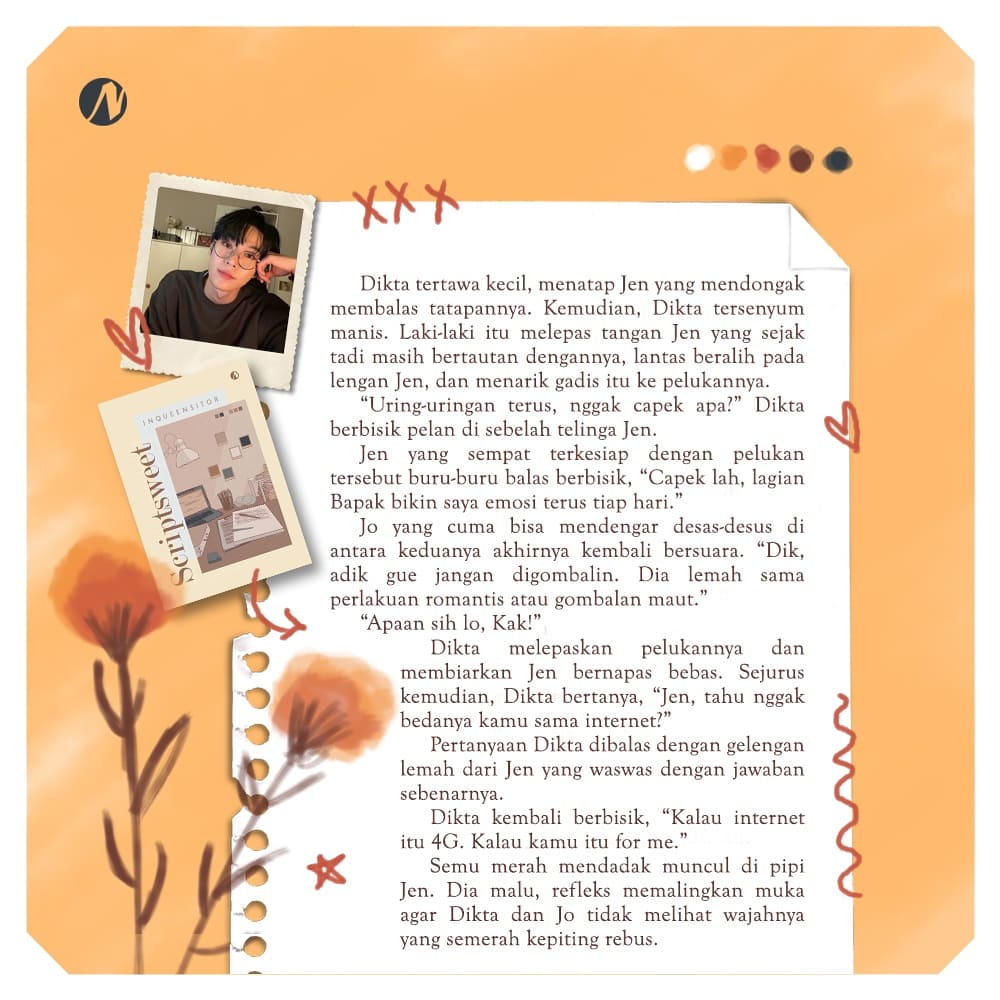 naratama_id's tweet photo. Nggak biasa liat Dikta gombal 🙃
#scriptsweet @inqueensitor https://t.co/nT2tnxBRnp