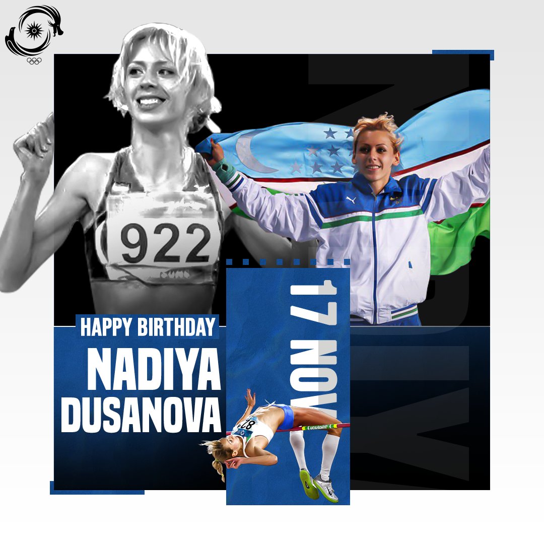 🥈 2010 &amp; 2018, 🥉 2014 - Asian Games
🥇x6- Other Continental events

Here's sending our best wishes to the former Asian record holder in women's high jump, Nadiya Dusanova, on this special day. 🎂

Happy birthday, champ 🇺🇿👏

#AsianGames #HappyBirthday #Uzbekistan |<a href="/Olympicuz/">Olympic.uz</a>