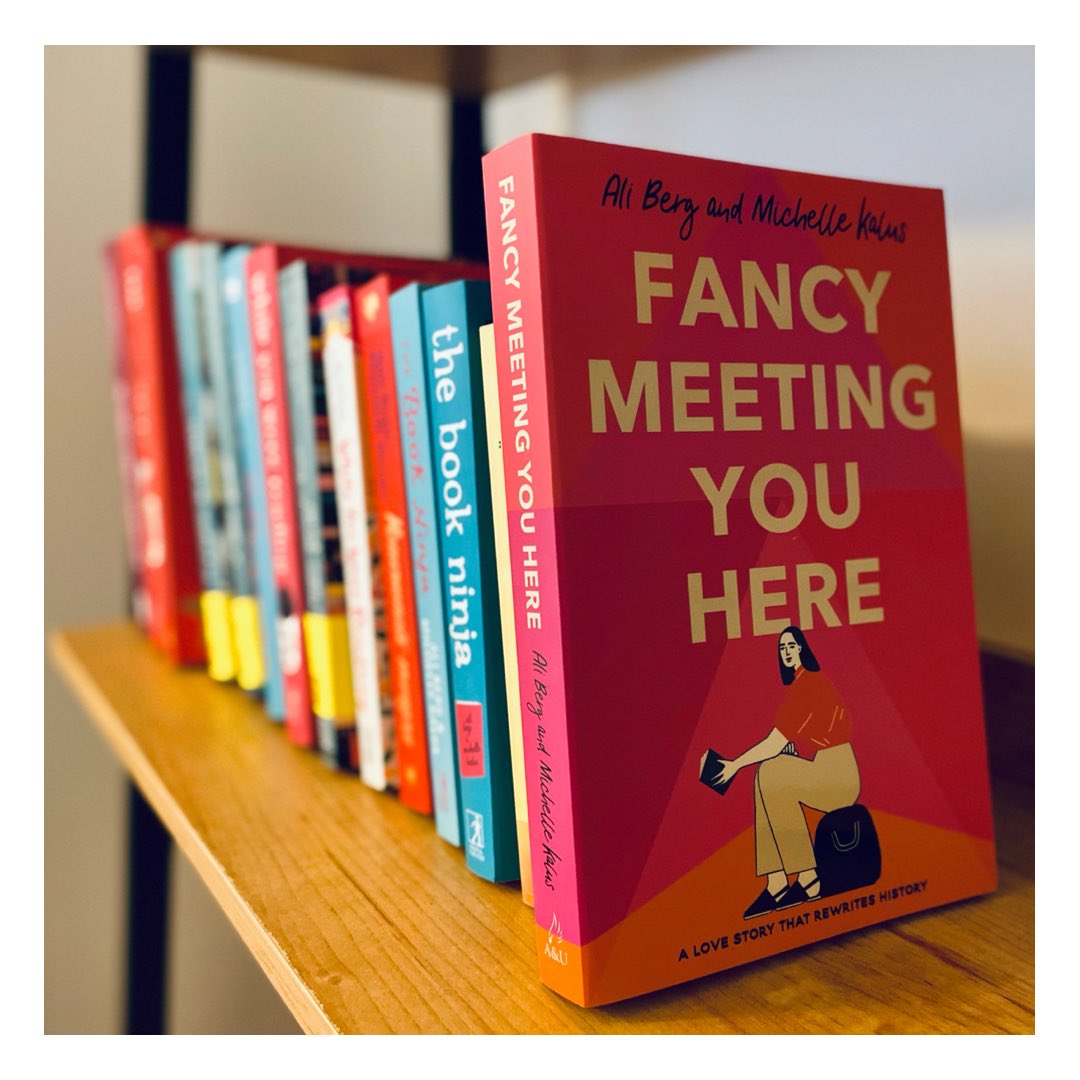 It was with great pride and excitement that we added our newest book baby to our stack 💕 Less than two weeks to go until #FancyMeetingYouHere hits bookshops!! <a href="/AllenAndUnwin/">Allen & Unwin</a>