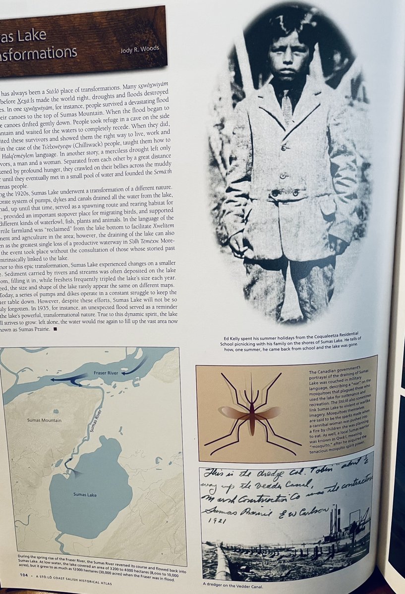 SalishHistory's tweet photo. Here are a few images from the Coast Salish Historical Atlas, which discuss the history of floods at Sumas Prairie (once Sumas Lake) in what is now called Abbotsford. 2 https://t.co/qDXlMCr7D5
