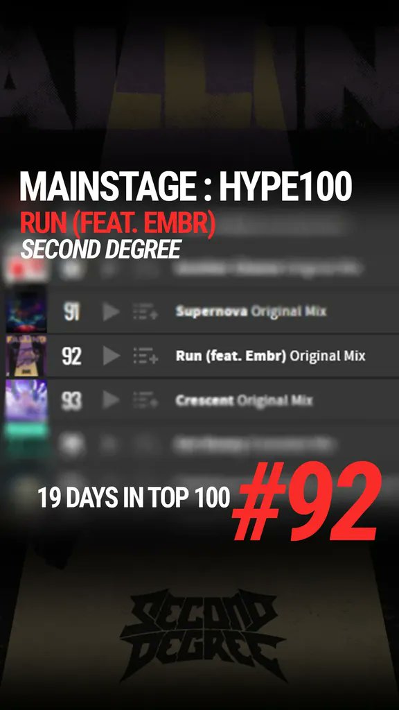 FALLING EP | 𝘽𝙀𝘼𝙏𝙋𝙊𝙍𝙏 𝙈𝘼𝙄𝙉𝙎𝙏𝘼𝙂𝙀

𝘼𝙇𝘽𝙐𝙈 | 𝐅𝐀𝐋𝐋𝐈𝐍𝐆 𝐄𝐏 #18 🔥
𝙃𝙔𝙋𝙀 | 𝐕𝐀𝐔𝐋𝐓 #54 🔥
𝙃𝙔𝙋𝙀 | 𝐑𝐔𝐍 #92 🔥

#WORST014 #CHARTUPDATE 
<a href="/SecondDegree__/">Second Degree</a> <a href="/beatport/">Beatport</a>