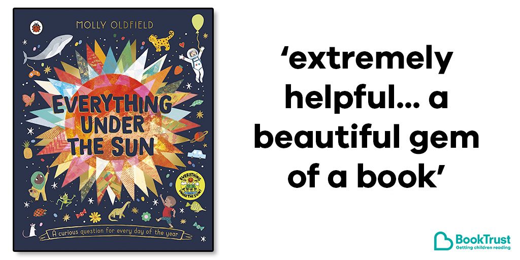 Our #BookOfTheDay answers every child's pressing questions - from why we get hiccups to why we carve pumpkins at Halloween and heaps more! Featuring artwork from 12 ace illustrators, #EverythingUnderTheSun by @mollyoldfield is a delight: booktrust.org.uk/book/e/everyth… @ladybirdbooks