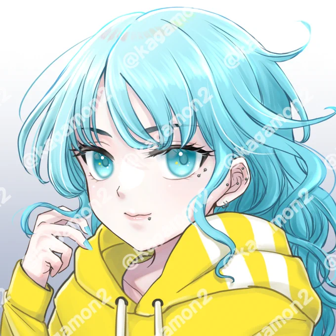 最近描いたアイコン用イラスト。ご依頼頂いた場合このレベルのクオリティは保証します。 #アイコン有償依頼 #イラスト有償依頼 #ココナラ