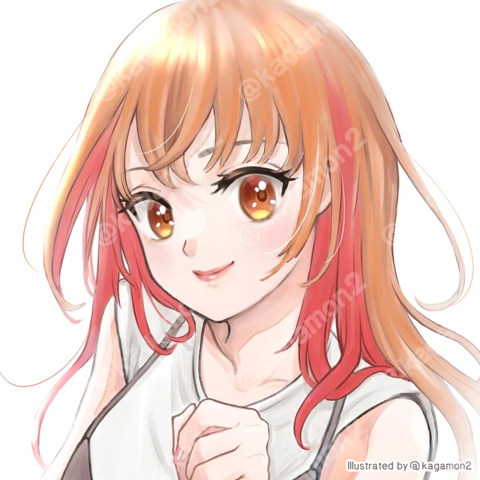 最近描いたアイコン用イラスト。ご依頼頂いた場合このレベルのクオリティは保証します。 #アイコン有償依頼 #イラスト有償依頼 #ココナラ