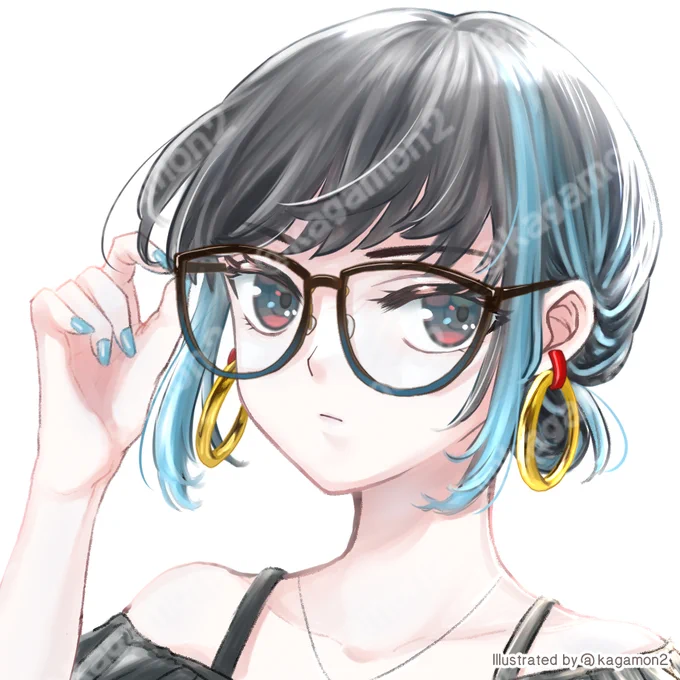 最近描いたアイコン用イラスト。ご依頼頂いた場合このレベルのクオリティは保証します。 #アイコン有償依頼 #イラスト有償依頼 #ココナラ