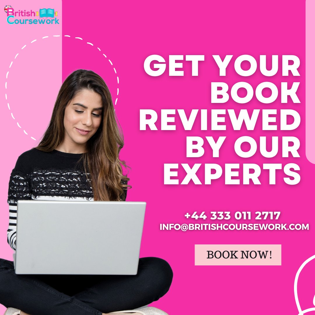 BritishCourse's tweet image. Get your book reviewed by our experts.
Contact us now!
Call/WhatsApp: +44 7868 761227
Email: Info@britishcoursework.com
.
.
.
.
.
.
.
.
.
.
#britishcoursework #bestacademicserviceinuk #courseworkhelpuk #ukassignmenthelp #assignmentservice #fypthesis #businessresearchproject