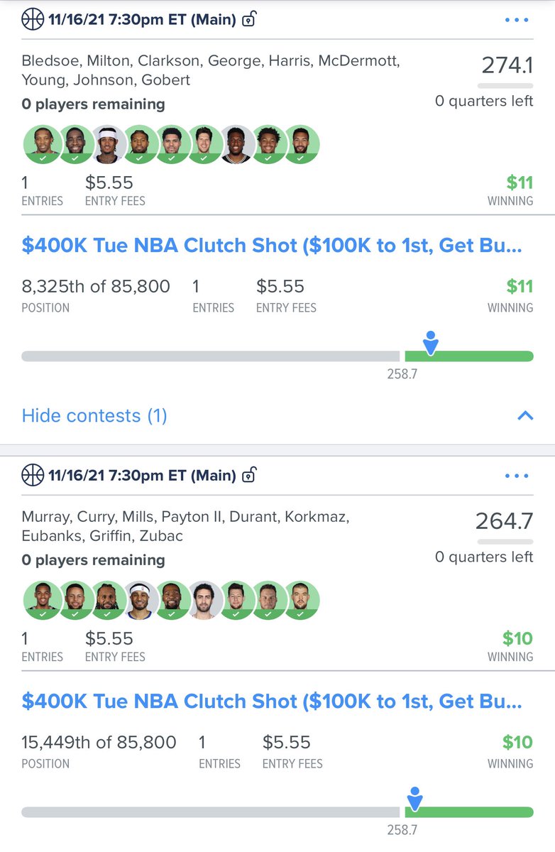 PerfectPicksDFS's tweet image. Always a big fan of the smaller #DFS slates, game theory plays a much larger role, which most casual players don’t account for. The #NBA season couldn’t have started off anymore 🔥 with that $8K hit & the streak has continued! Feel another monster coming, DM so you don’t miss it!