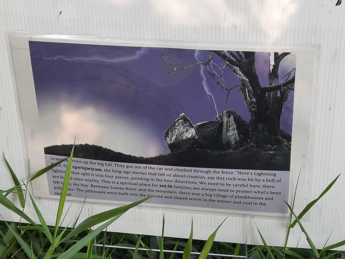 gidgetdigit's tweet photo. @Kl_Locke @SalishHistory Please share this striking children's storybook from the #Sumas, Stó:lō people about Semá:th Xó:tsa: Sts'ólemeqwelh Sxó:tsa, Great-Gramma’s Lake: https://t.co/jaOsK1qsU8  
Also, must #StopTMX which has leaked dangerously close to their sxwōxwíyam (spiritual place) #LightningRock https://t.co/ERPoZk4b3w