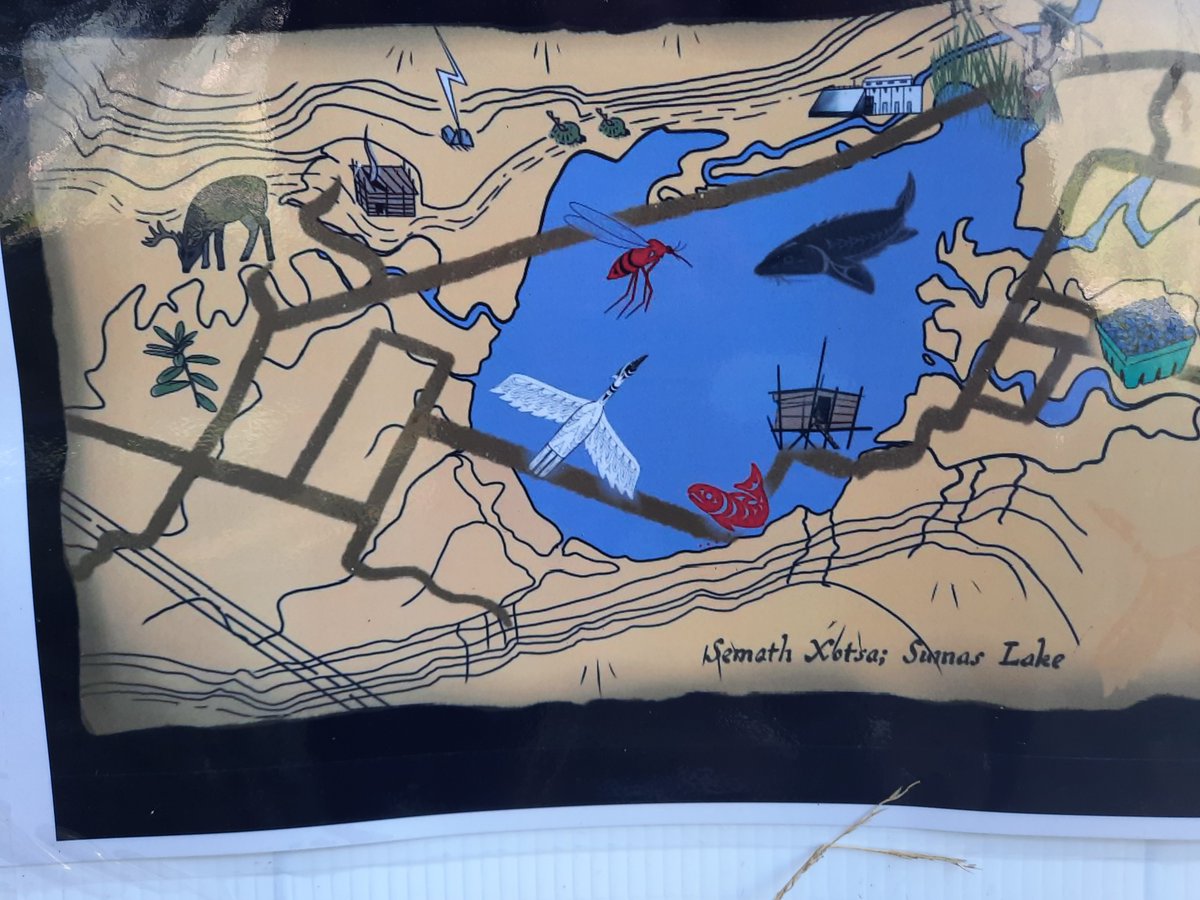 <a href="/Kl_Locke/">Katrina Locke</a> <a href="/SalishHistory/">The Coast Salish History Project</a> Please share this striking children's storybook from the #Sumas, Stó:lō people about Semá:th Xó:tsa: Sts'ólemeqwelh Sxó:tsa, Great-Gramma’s Lake: thereach.ca/wp-content/upl…  
Also, must #StopTMX which has leaked dangerously close to their sxwōxwíyam (spiritual place) #LightningRock