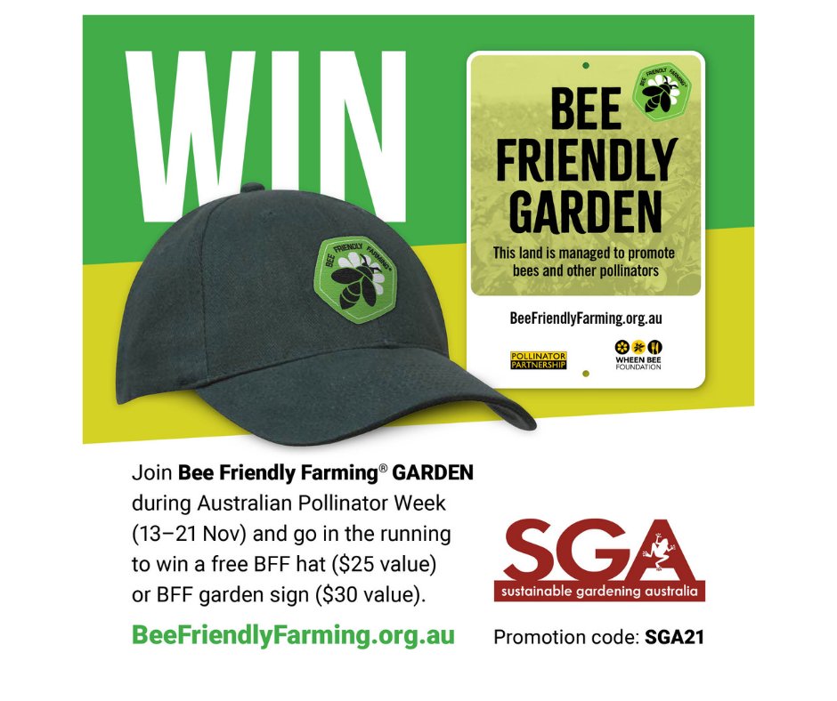 sgaonline's tweet photo. Apply to have your BFF garden registered and go in the running to win a BFF hat and garden sign. Don't forget to enter the promo code SGA21.
Find out more here - https://t.co/pE3dlZxwy6 https://t.co/lsBlhNRKJH