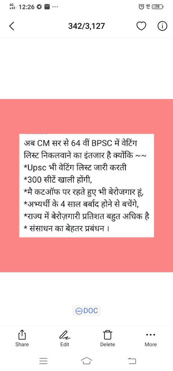 Swati60154671's tweet photo. @NitishKumar #64th_BPSC_WL_जारी_करे https://t.co/lAM4cgfydO