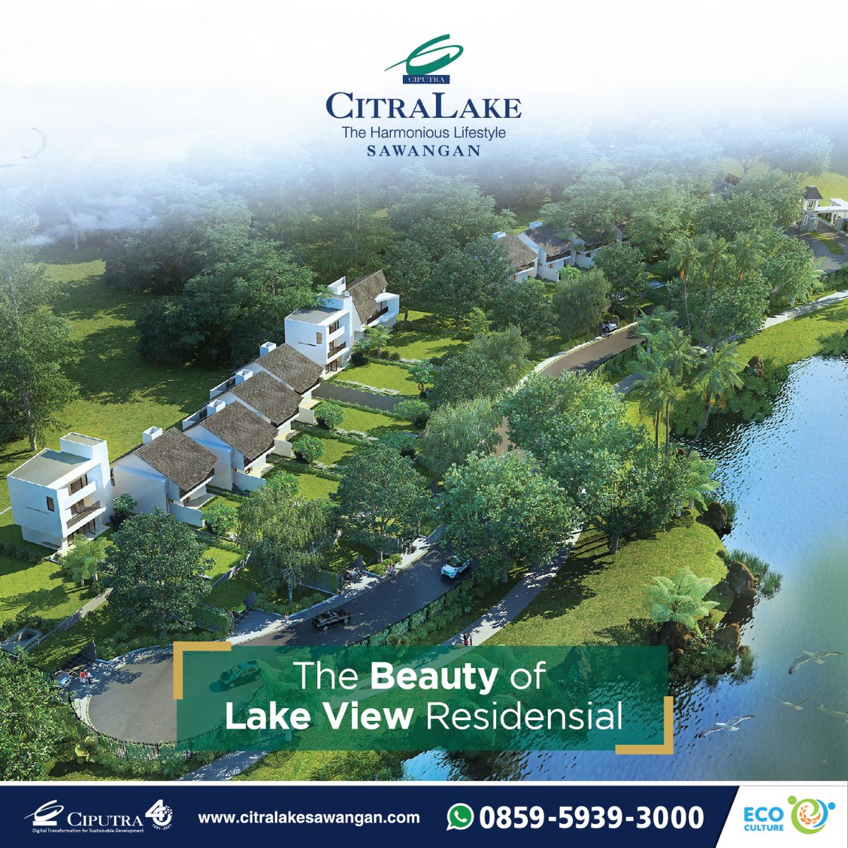 Citra_Lake's tweet photo. Living here at CitraLake Sawangan means you get the privilege to take in a beautiful lake view everyday from the comfort of your own home! Soak in all the fresh air and all the calm vibes this stunning lake will make you feel. https://t.co/HPXdnKNz9I